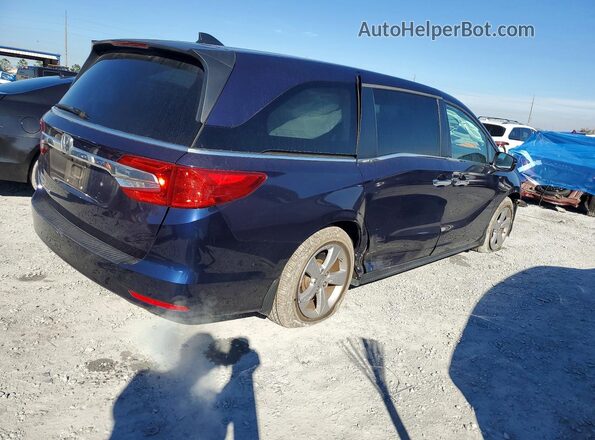 5FNRL6H58KB102569 2019 HONDA ODYSSEY Blue Trasero derecho