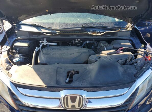 5FNRL6H58KB102569 2019 HONDA ODYSSEY Blue Vista del compartimento del motor