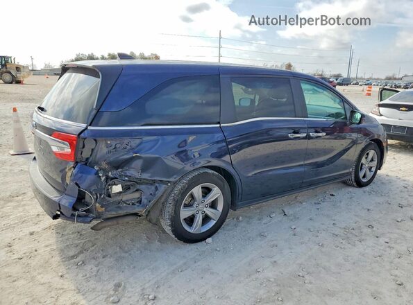 5FNRL6H59KB086365 2019 HONDA ODYSSEY Blue Trasero derecho