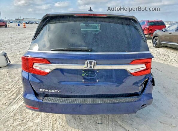 5FNRL6H59KB086365 2019 HONDA ODYSSEY Blue Vista trasera