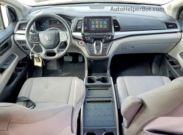 5FNRL6H59KB086365 2019 HONDA ODYSSEY Blue Vista del salpicadero