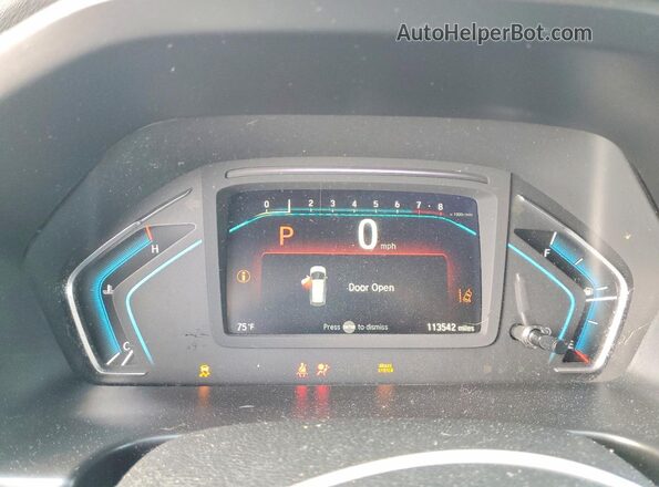 5FNRL6H59KB086365 2019 HONDA ODYSSEY Blue Vista del cuadro de instrumentos