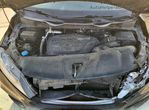 5FNRL6H5XKB058137 2019 HONDA ODYSSEY Black Vista del compartimento del motor