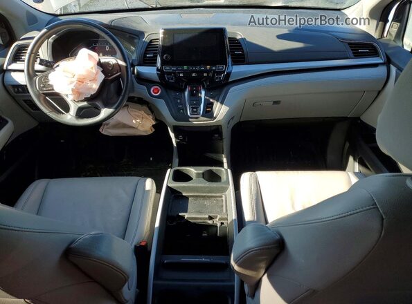5FNRL6H60PB035563 2023 HONDA ODYSSEY Серый Вид панели приборов