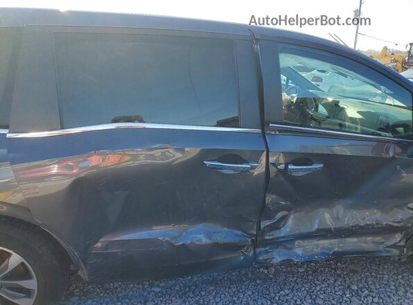 5FNRL6H60PB035563 2023 HONDA ODYSSEY Серый Вид задней части салона