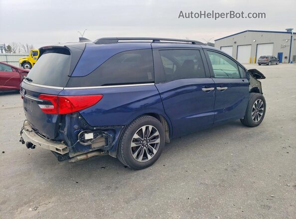 5FNRL6H60PB052797 2023 HONDA ODYSSEY Blue Задня права чверть