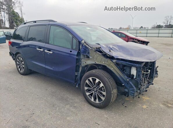 5FNRL6H60PB052797 2023 HONDA ODYSSEY Blue Передня права чверть