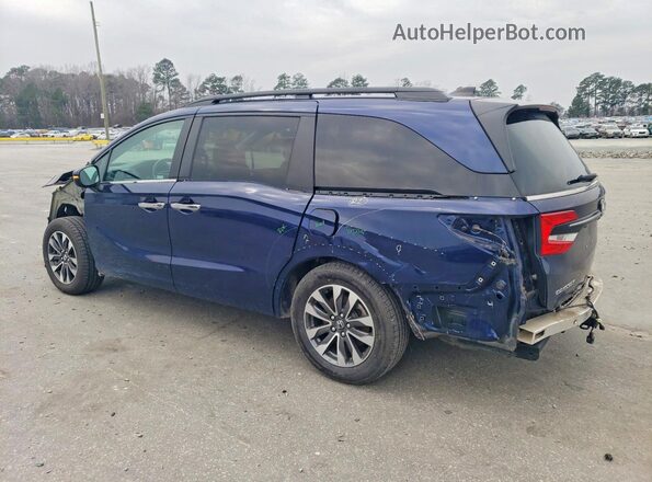 5FNRL6H60PB052797 2023 HONDA ODYSSEY Blue Задня ліва чверть