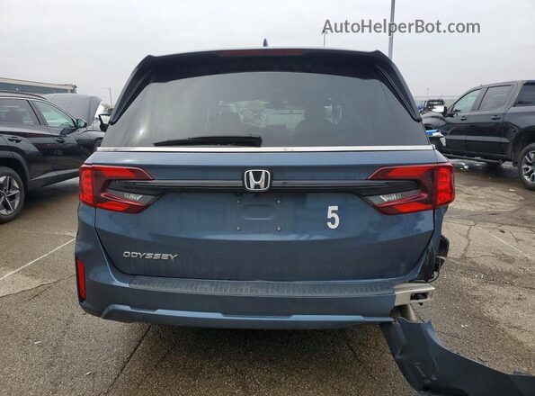 5FNRL6H61SB008025 2025 HONDA ODYSSEY Синий Вид сзади