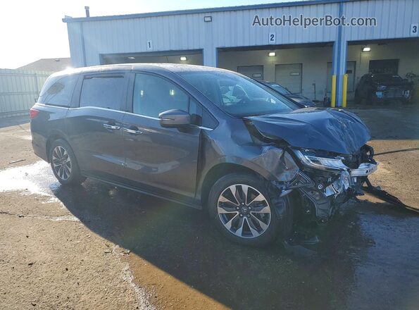 5FNRL6H64RB011981 2024 HONDA ODYSSEY Gray Передня права чверть