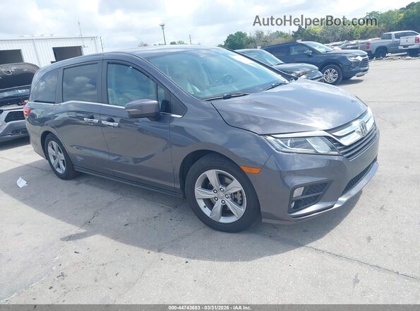 5FNRL6H70KB080679 2019 HONDA ODYSSEY Серый Передняя правая четверть