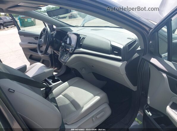 5FNRL6H70KB080679 2019 HONDA ODYSSEY Серый Вид салона спереди