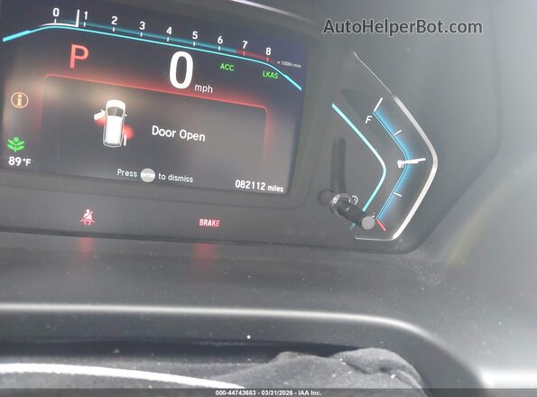 5FNRL6H70KB080679 2019 HONDA ODYSSEY Серый Вид задних сидений