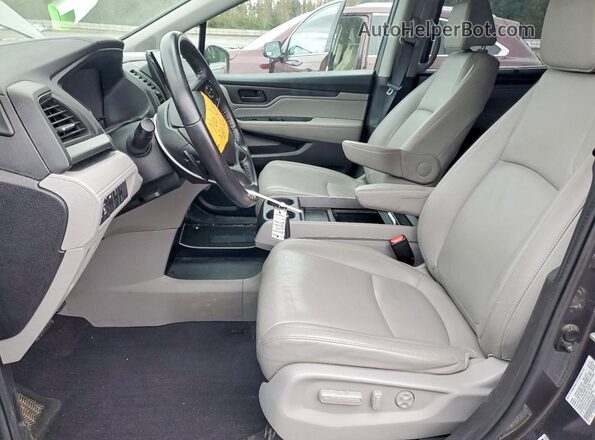 5FNRL6H70KB132389 2019 HONDA ODYSSEY Gray Vista interior delantera