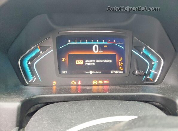 5FNRL6H70KB132389 2019 HONDA ODYSSEY Gray Vista del cuadro de instrumentos