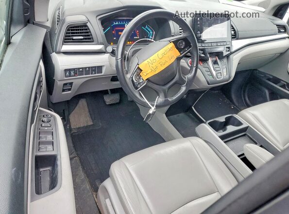 5FNRL6H70KB132389 2019 HONDA ODYSSEY Gray Vista del salpicadero