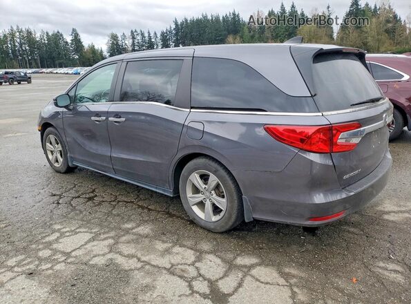 5FNRL6H70KB132389 2019 HONDA ODYSSEY Gray Trasero izquierdo