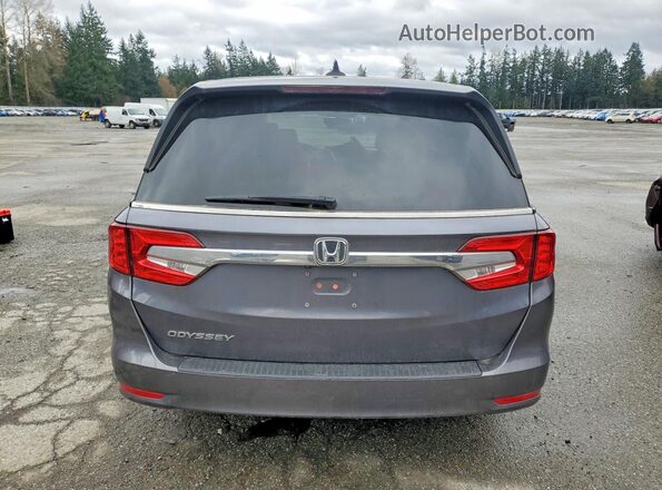 5FNRL6H70KB132389 2019 HONDA ODYSSEY Gray Vista trasera