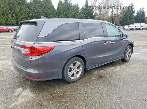 5FNRL6H70KB132389 2019 HONDA ODYSSEY Gray Trasero derecho