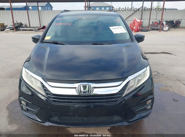 5FNRL6H70KB132750 2019 HONDA ODYSSEY Black Widok z przodu