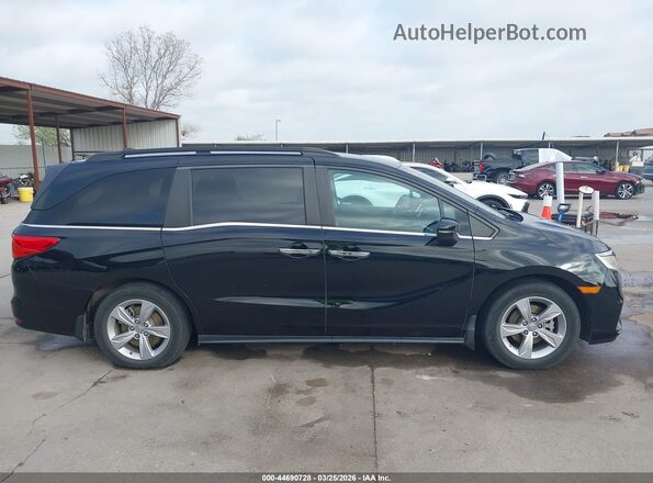 5FNRL6H70KB132750 2019 HONDA ODYSSEY Black Widok wnętrza z tyłu