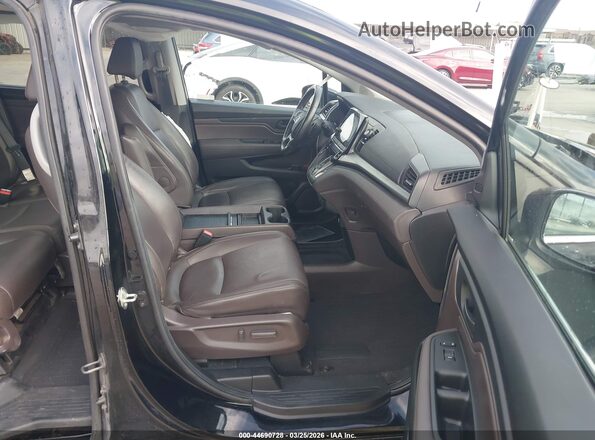 5FNRL6H70KB132750 2019 HONDA ODYSSEY Black Widok wnętrza z przodu