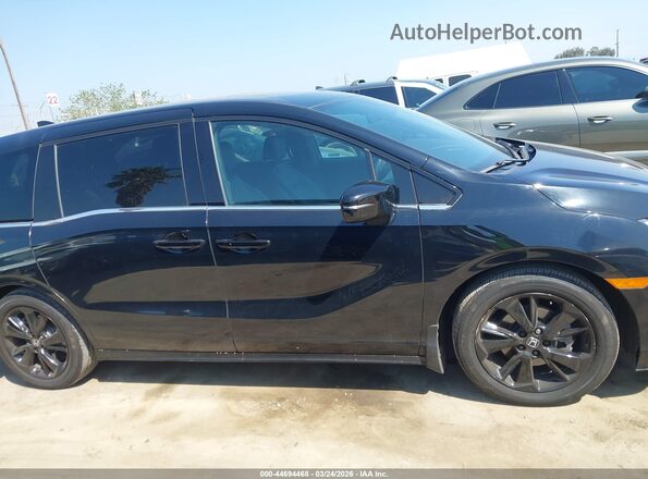5FNRL6H71RB059737 2024 HONDA ODYSSEY Черный Вид задней части салона