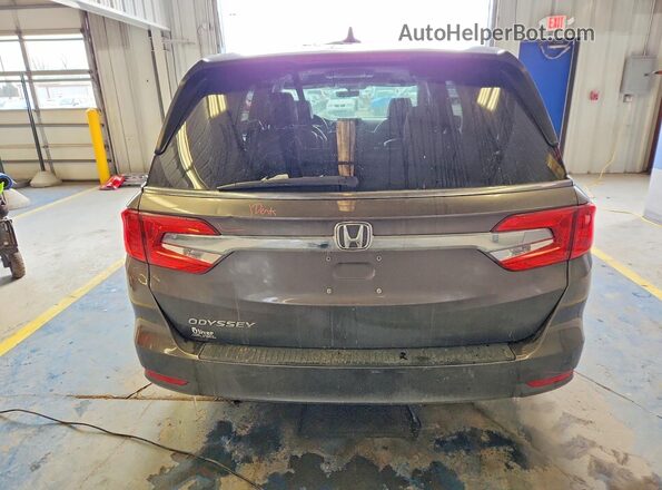 5FNRL6H72KB034609 2019 HONDA ODYSSEY Gray Rear view