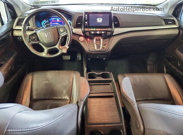 5FNRL6H72KB034609 2019 HONDA ODYSSEY Gray Dashboard view
