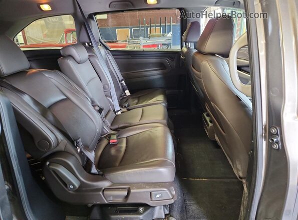 5FNRL6H72KB034609 2019 HONDA ODYSSEY Gray Rear interior view