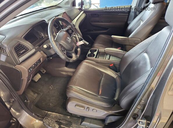 5FNRL6H72KB034609 2019 HONDA ODYSSEY Gray Front interior view