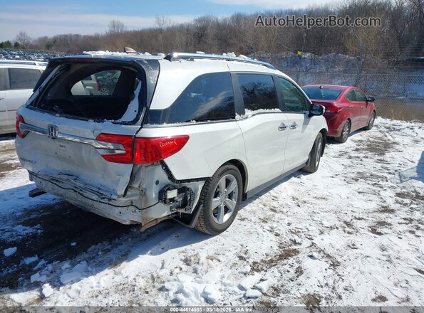 5FNRL6H72LB004270 2020 HONDA ODYSSEY Белый Задняя правая четверть