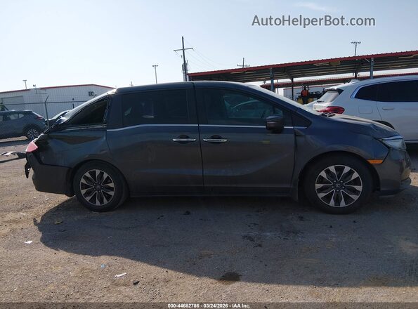 5FNRL6H72MB025587 2021 HONDA ODYSSEY Gray Rear interior view