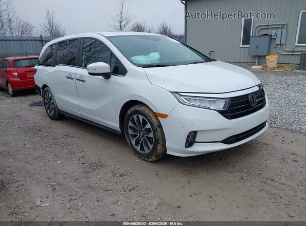 5FNRL6H72NB052760 2022 HONDA ODYSSEY Белый Передняя правая четверть