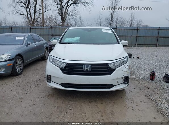 5FNRL6H72NB052760 2022 HONDA ODYSSEY Белый Вид щитка приборов