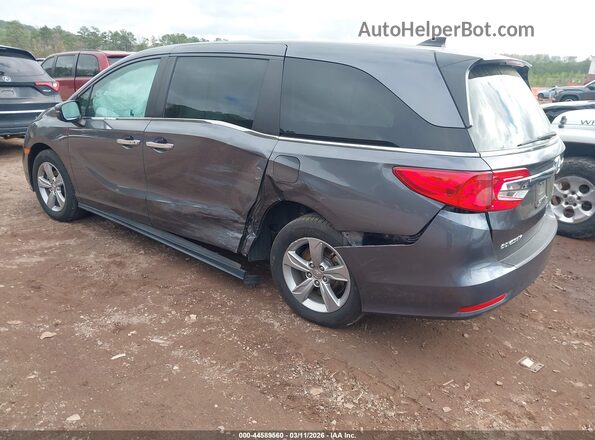 5FNRL6H73JB051479 2018 HONDA ODYSSEY Черный Задняя левая четверть