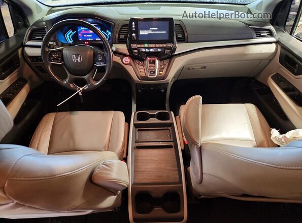 5FNRL6H73KB033498 2019 HONDA ODYSSEY Silver Widok deski rozdzielczej