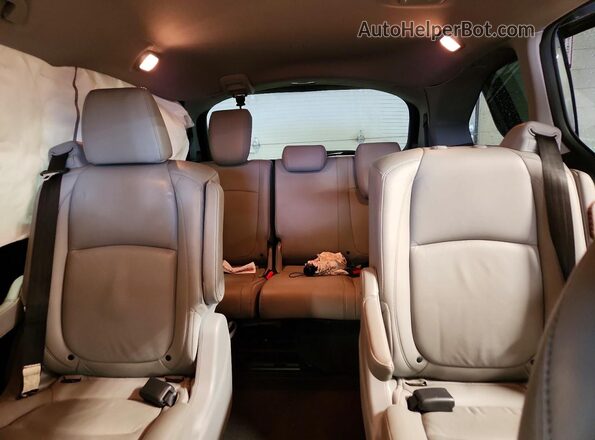 5FNRL6H73KB033498 2019 HONDA ODYSSEY Silver Widok tylnych siedzeń