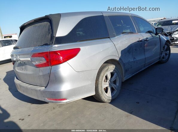 5FNRL6H74JB098052 2018 HONDA ODYSSEY Silver Trasero derecho