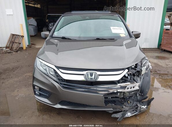 5FNRL6H74KB003359 2019 HONDA ODYSSEY Коричневый Вид щитка приборов
