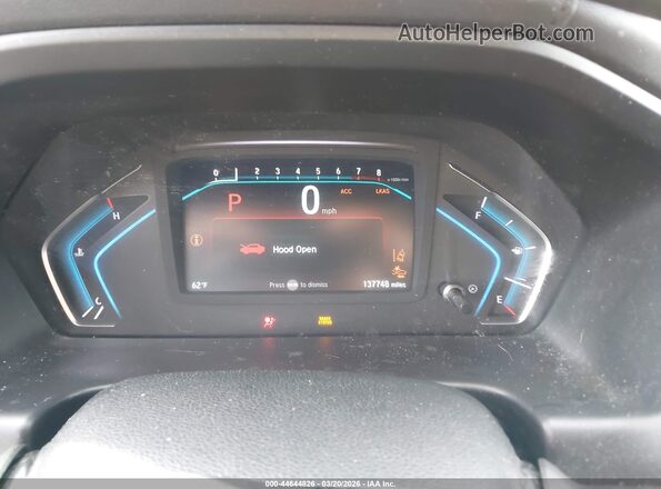 5FNRL6H74KB110542 2019 HONDA ODYSSEY Gray Widok tylnych siedzeń