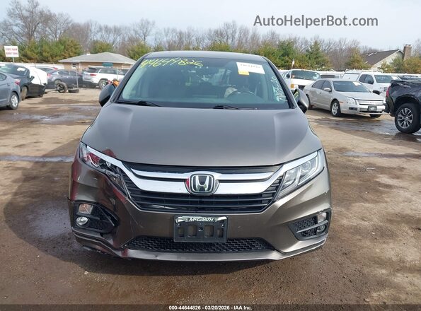 5FNRL6H74KB110542 2019 HONDA ODYSSEY Gray Widok zestawu wskaźników