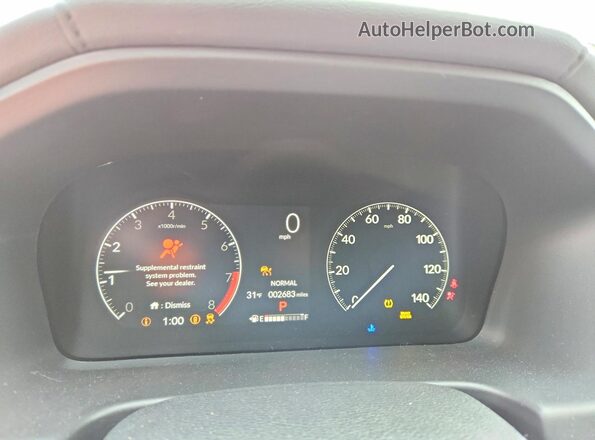 5FNRL6H74TB017800 2026 HONDA ODYSSEY Серый Вид щитка приборов