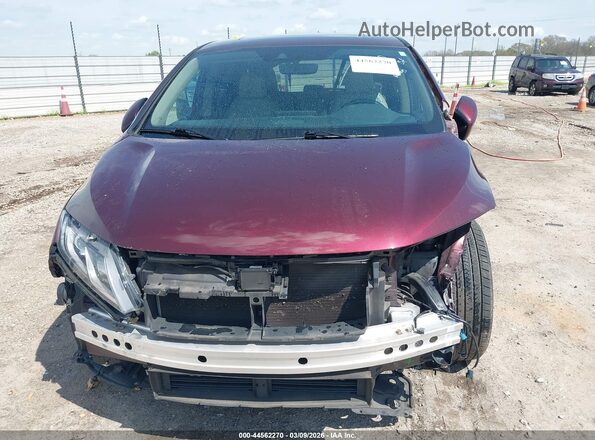 5FNRL6H75KB011650 2019 HONDA ODYSSEY Maroon Vista frontal