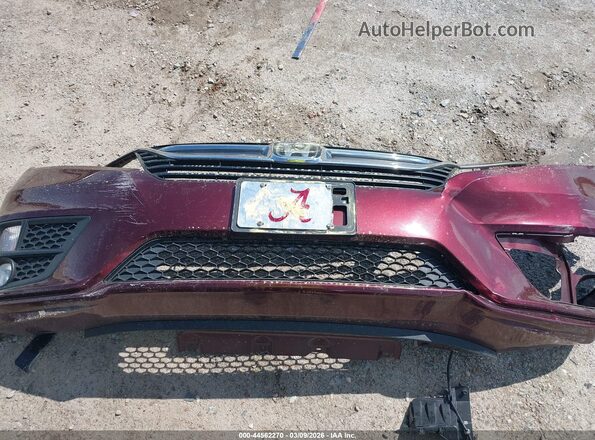 5FNRL6H75KB011650 2019 HONDA ODYSSEY Maroon Vista del cuadro de instrumentos