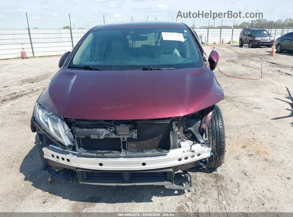 5FNRL6H75KB011650 2019 HONDA ODYSSEY Maroon Vista interior trasera