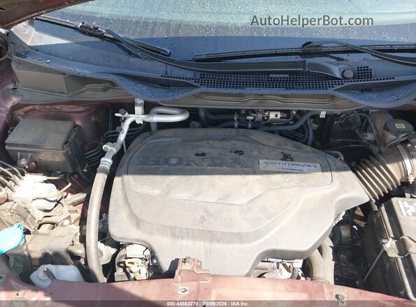 5FNRL6H75KB011650 2019 HONDA ODYSSEY Maroon Vista trasera
