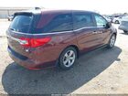 2019 Honda Odyssey Ex-l Maroon vin: 5FNRL6H75KB011650