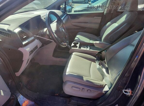 5FNRL6H75KB017674 2019 HONDA ODYSSEY Gray Widok wnętrza z przodu