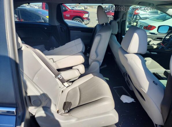 5FNRL6H75KB017674 2019 HONDA ODYSSEY Gray Widok wnętrza z tyłu